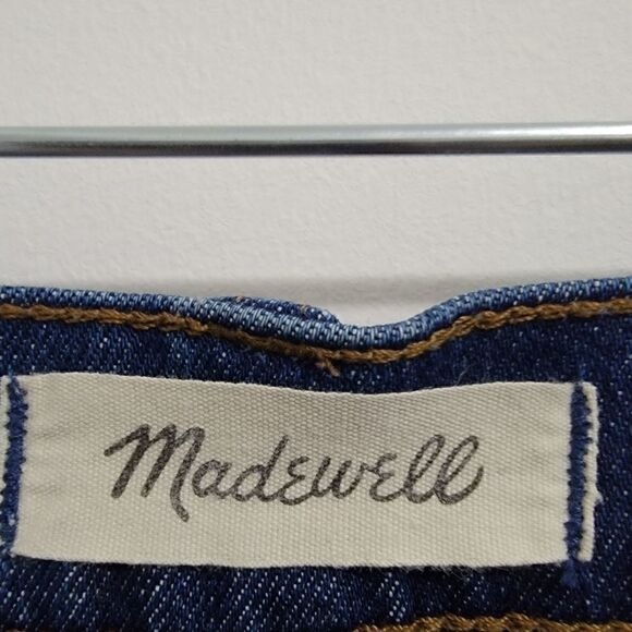 MADEWELL The High-Rise Slim Boyjean Medium Wash Size 29 - Picture 4 of 16